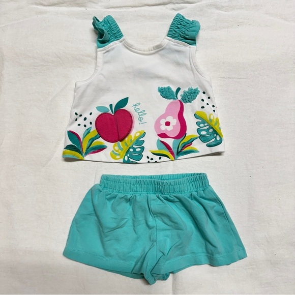 Mayoral Apple and Bear Top and Shorts Set - Picture 4 of 8